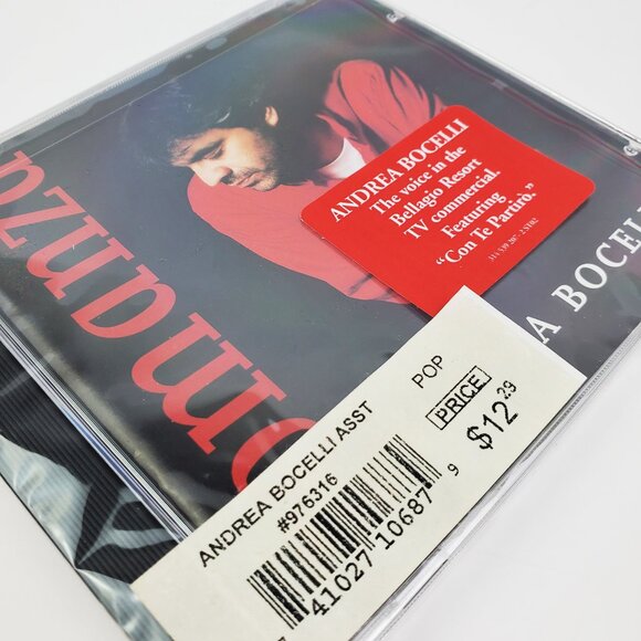 Andrea Bocelli Romanza CD Operatic Classic Vocal Ballad Music 1996 Sealed - Picture 7 of 9
